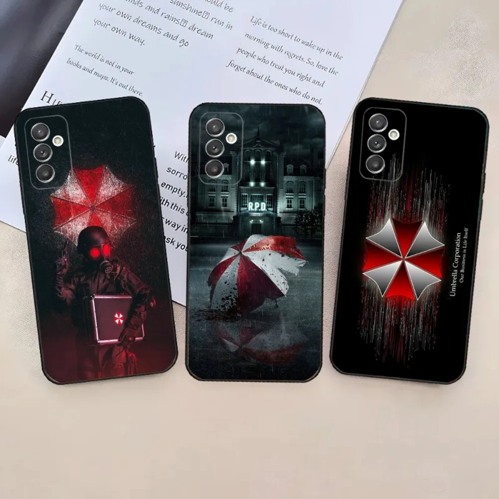 

Umbrella Corporation Phone Case For Samsung Galaxy A20,A21s,A22,A31,A32,A52,A53,A72,73,A80,A91 Soft Black Phone Cover