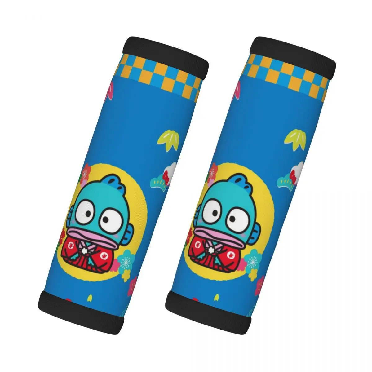 

Изготовленный на заказ Hangyodon мультяшная ручка для багажа, идентификатор чемодана, 2 шт. для дверной ручки