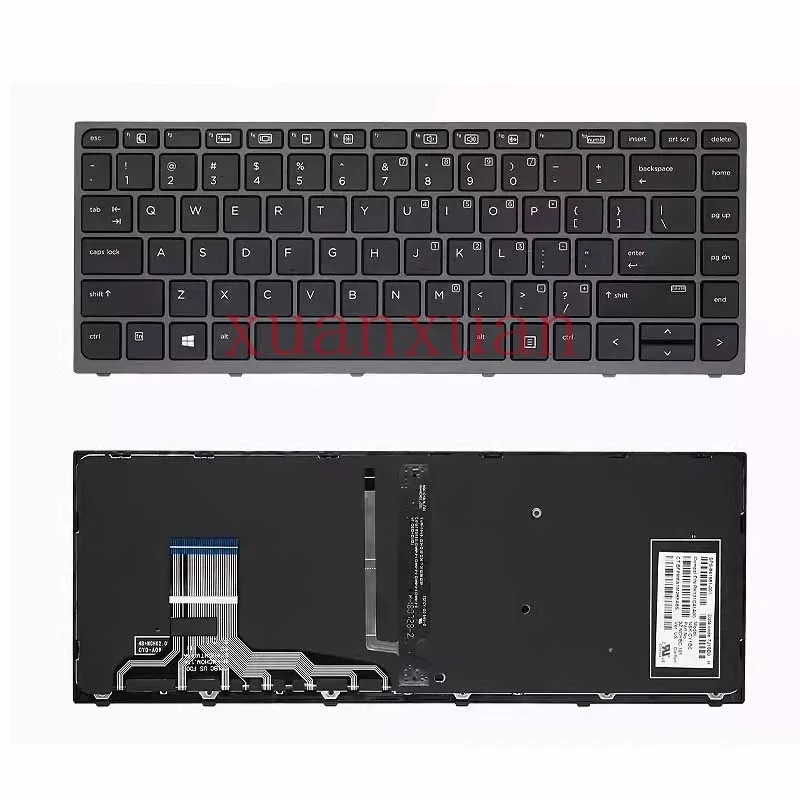 New Keyboard with Backlit for HP ZBook Studio G3 G4 HSTNN-C88C HSN-C02C