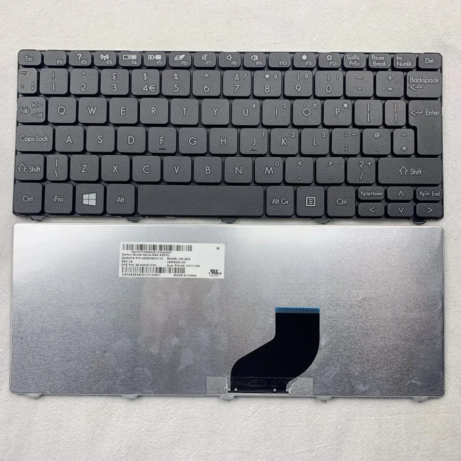 UK Keyboard For Acer For Aspire One D255 D260 D257 D270 D255E 522 AOD257 AOD260 AO521 AO532 AO533 532 532H 521 533 UK Layout -1