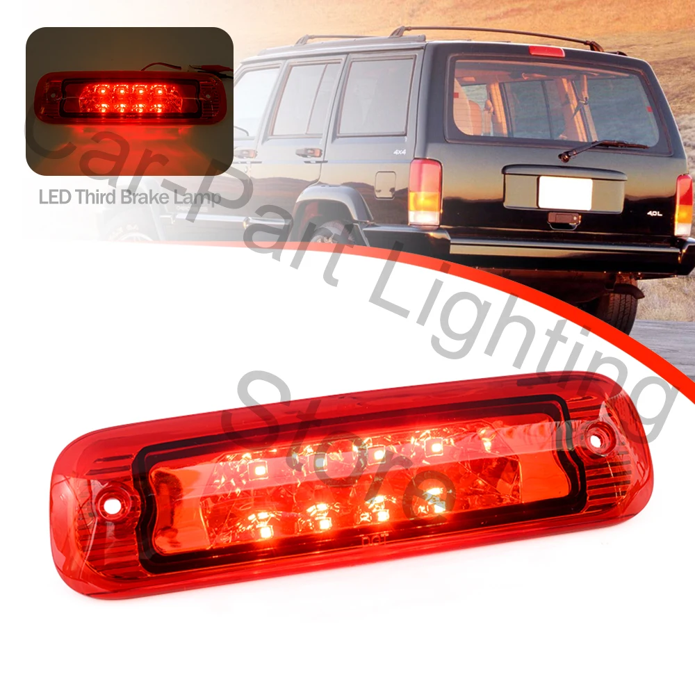 1 Pc LED Car Third Brake Lamp High-Mounted Stop Light High Level Rear Tail Warning Lamp For 1997-2001  Jeep Cherokee XJ