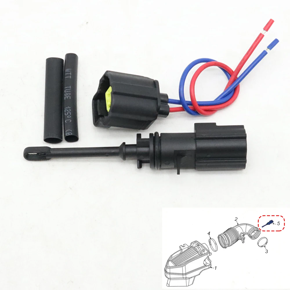 

Intake Air Temperature Sensor With Plug For Jeep Grand Cherokee Compass For Dodge Ram Durango Dart Charger For Chrysler 200 300C