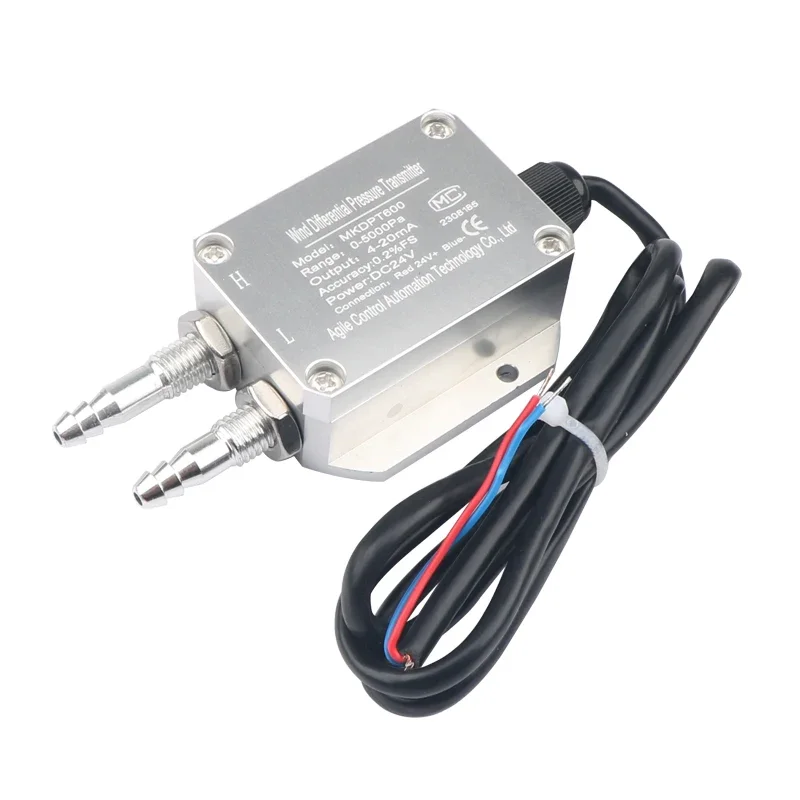 4-20mA wind differential pressure transmitter air sensor