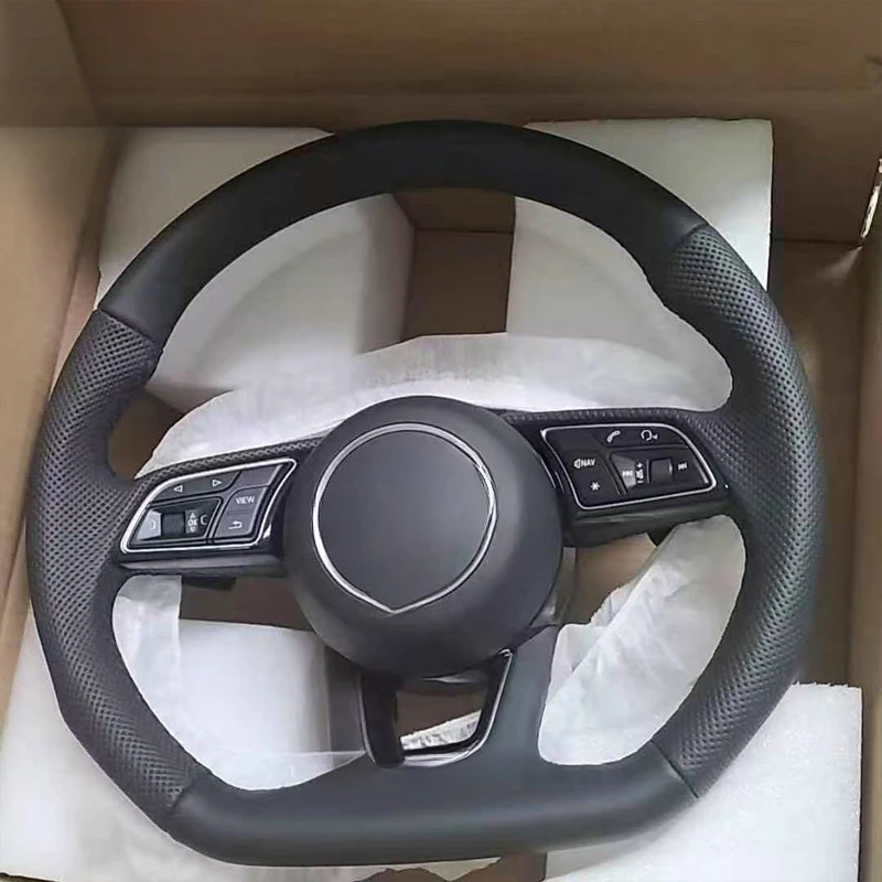 For BMW 3 4 5 6 8 Series G Chassis Modified Forged Carbon Fiber LED Racing Steering Wheel With Decorative Cover