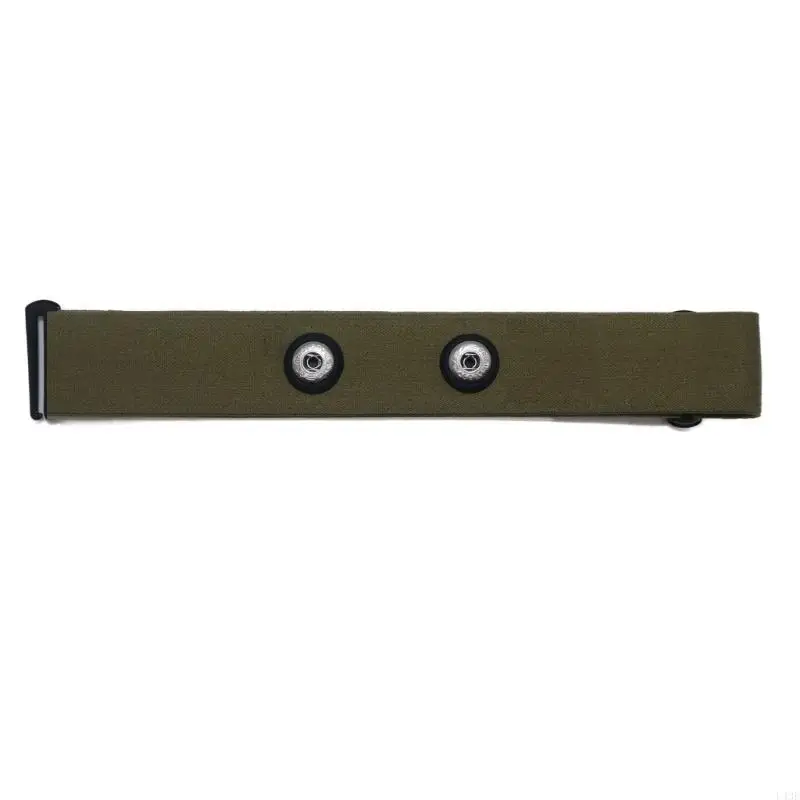 Flexible Heart Rate Monitor Replacement Stretchable Silicone Chest Strap 