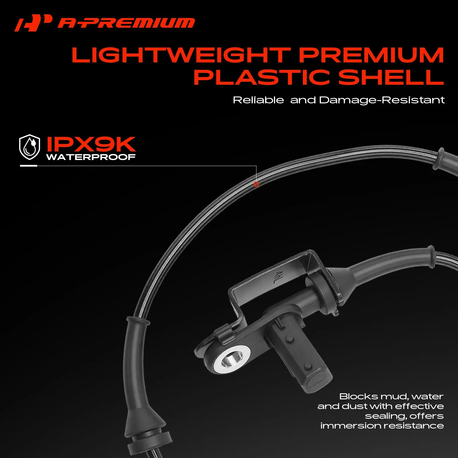 A-Premium Front Driver Side ABS Wheel Speed SensorFront Left for Nissan 350Z 2003-2009 Infiniti G35 2003-2007 4