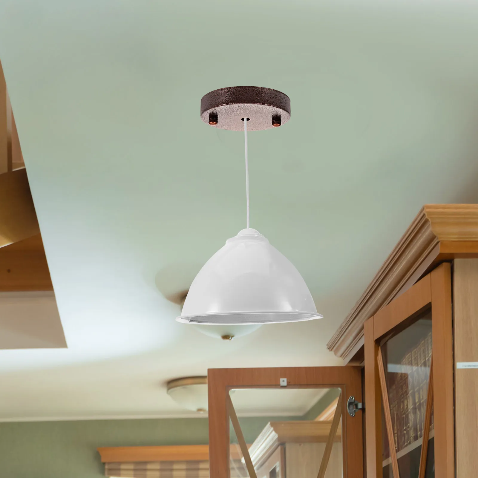 

Ceiling Lamp Canopy Plate Metal Mounting Bracket For Pendant Light Fixture Retro Cover Plate Hardware Diy Lighting Decor