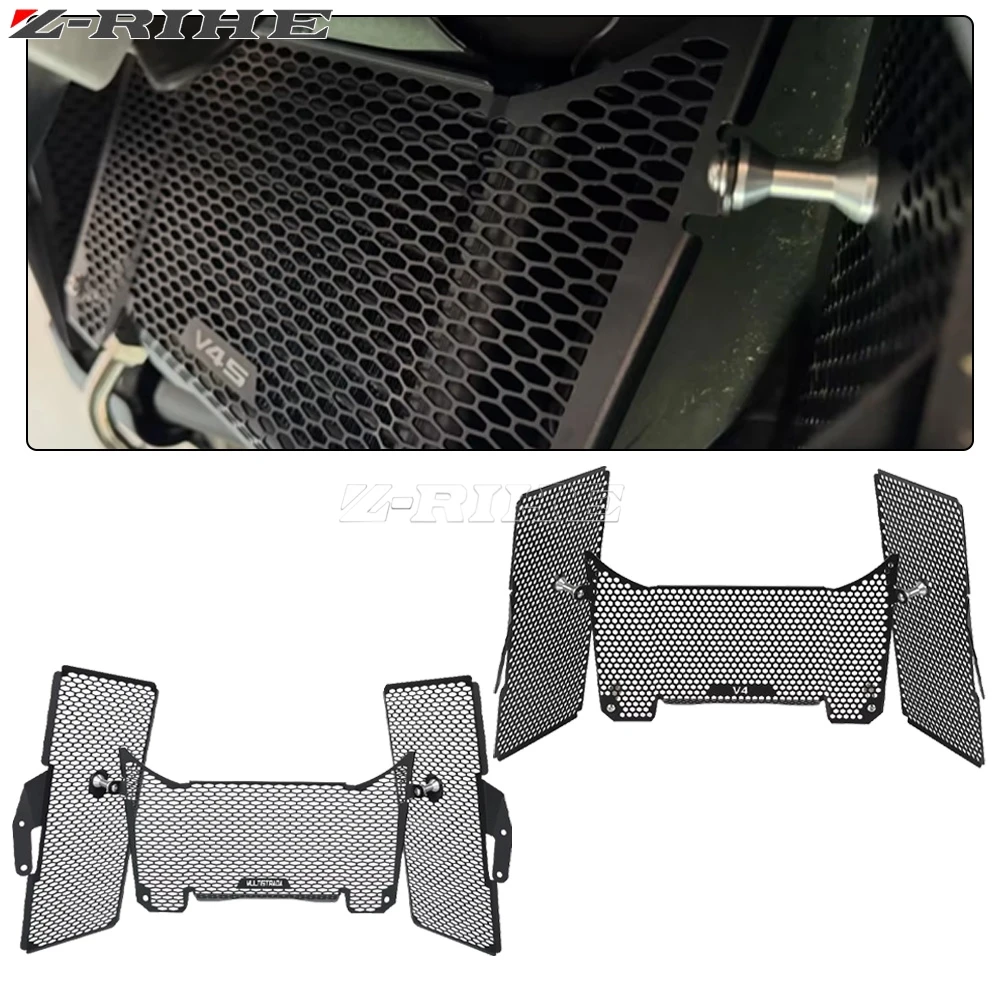 

2026 Radiator Guard Protector Grille Cover FOR Ducati Multistrada V4 S V4S Sport 2021 - 2023 2024 2025 Multistrada V4 Pikes Peak