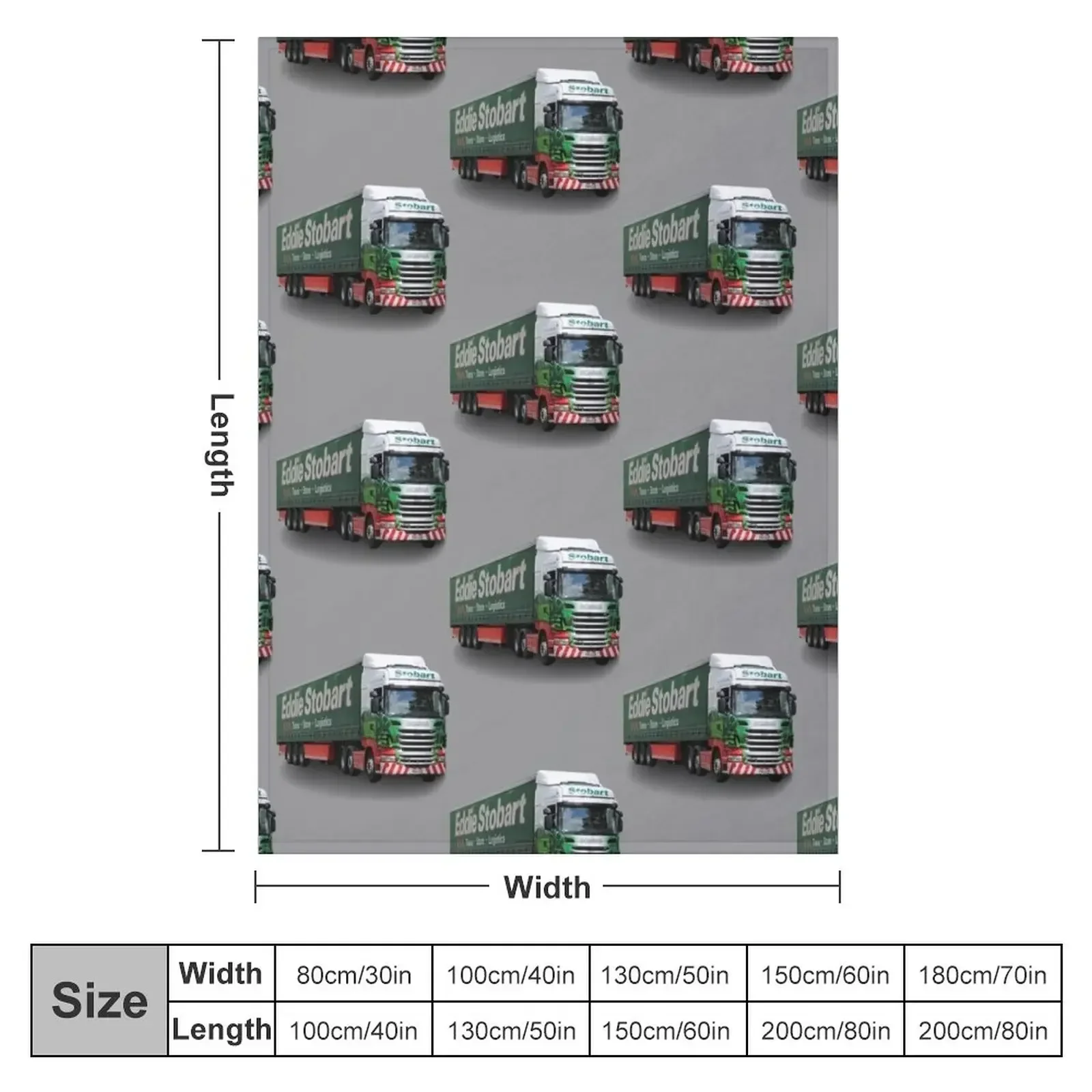 eddie stobart truck Throw Blanket Luxury St Plush Furry Blankets