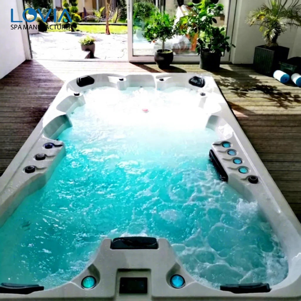 Large Outdoor Party Leisure Whirlpool Pool SPA Balboa Controlled 9 Person Hot Tub Spa