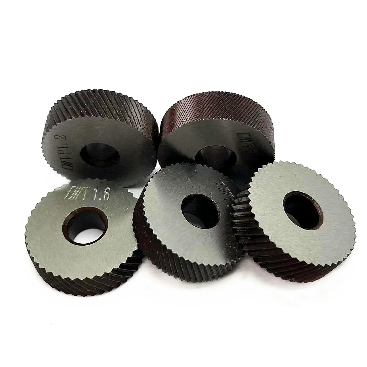 High quality 2pcs Reticulated Knurling Tool 26x8x8mm Steel Straight Knurling Wheel 1.0mm 1.2mm 1.6mm 2.0mm 0.8mm Knurling Tool