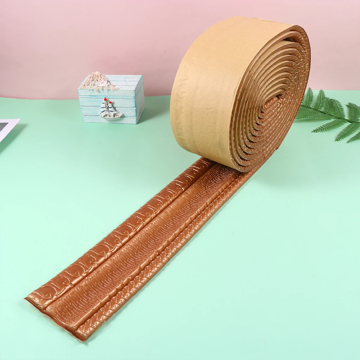 

2Pcs Wall Border Stickers Self Adhesive Wallpaper 3D Decals Home Decor Waterproof Bedroom Living Room Bathroom