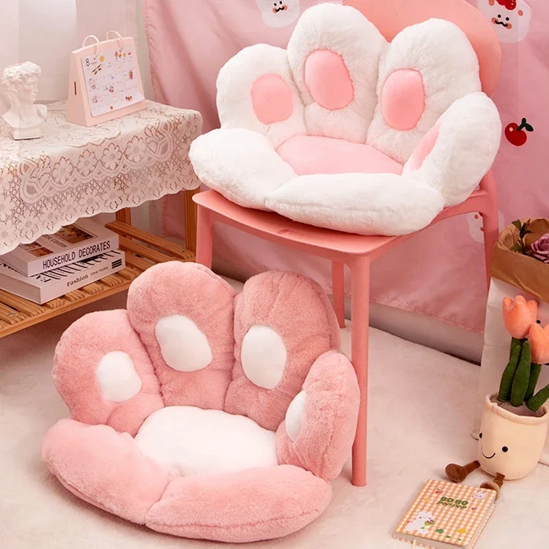 Pillow Backrest Para Cat Throw Paw Cushion Sofá Floor Office Soft Chair 쿠션 Cojines Decorativos Seat