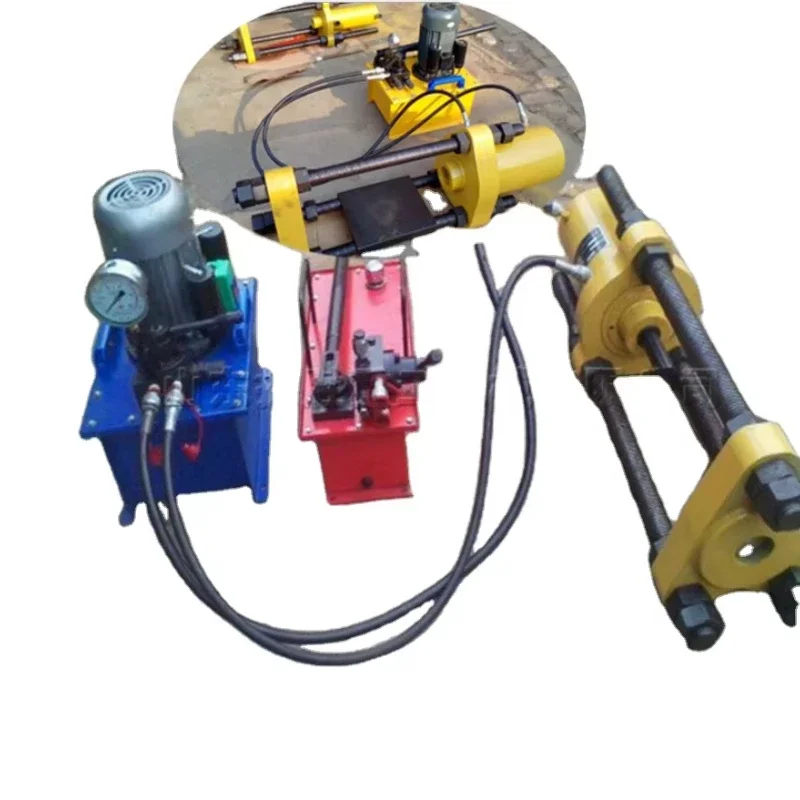 

120/160/200 ton Portable Hydraulic Electric/Manual Track Pin Press Machine