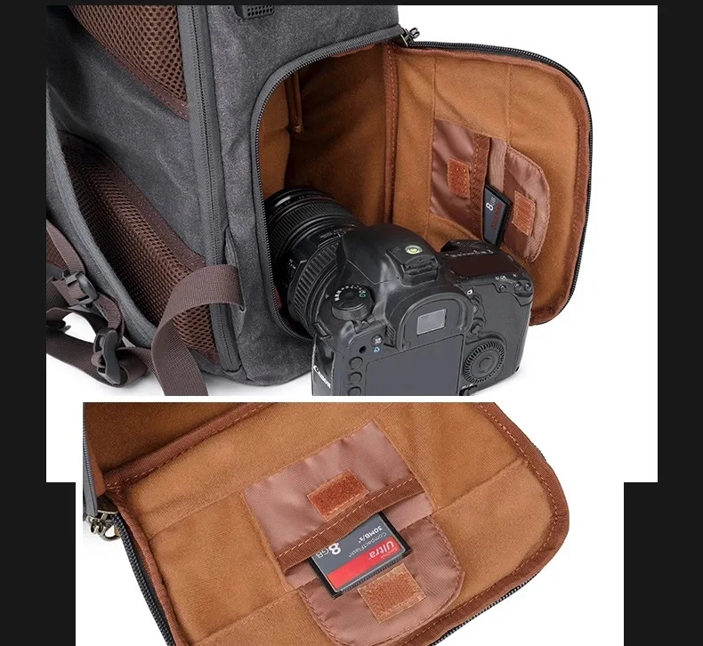 Travel Professional Camera Backpack With Tripod Bracket, 30L Outdoors Business  Lightweight Daypack