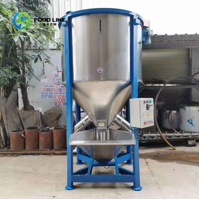 Customized Vertical Blender Dryer Machinery Wheat Grain Corn Rice Drying Machine Bean Blending Drying Integrated Equipment