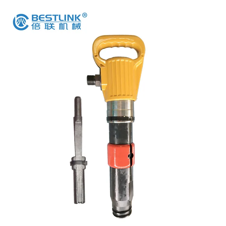 

Stone Breaking Tools Pneumatic Rock Splitter Air Pick Hammer with Wedge and Feathers