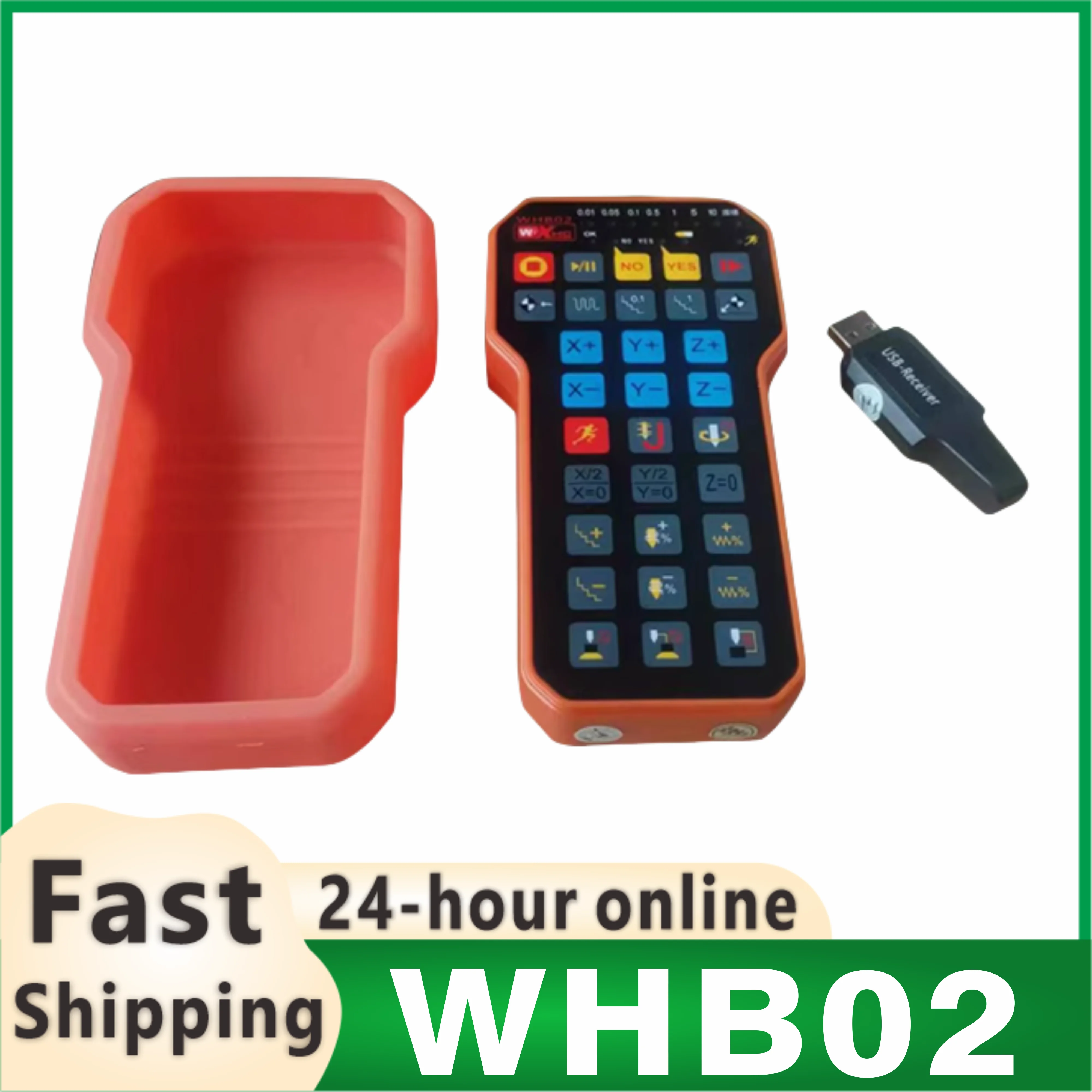 

NC Studio USB wireless remote control handle Weihong DSP control handle for CNC engraving and cutting machine XHC WHB02 NEWCARVE