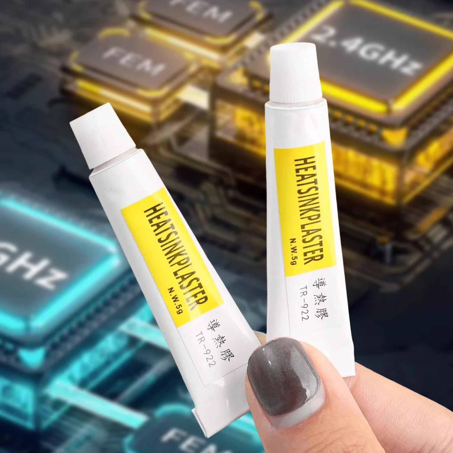 5g Thermal Silicone Glue Heatsink Paste Plaster Viscous Adhesive for Electronics Encapsulation LED IC Cooler Radiator Sealers