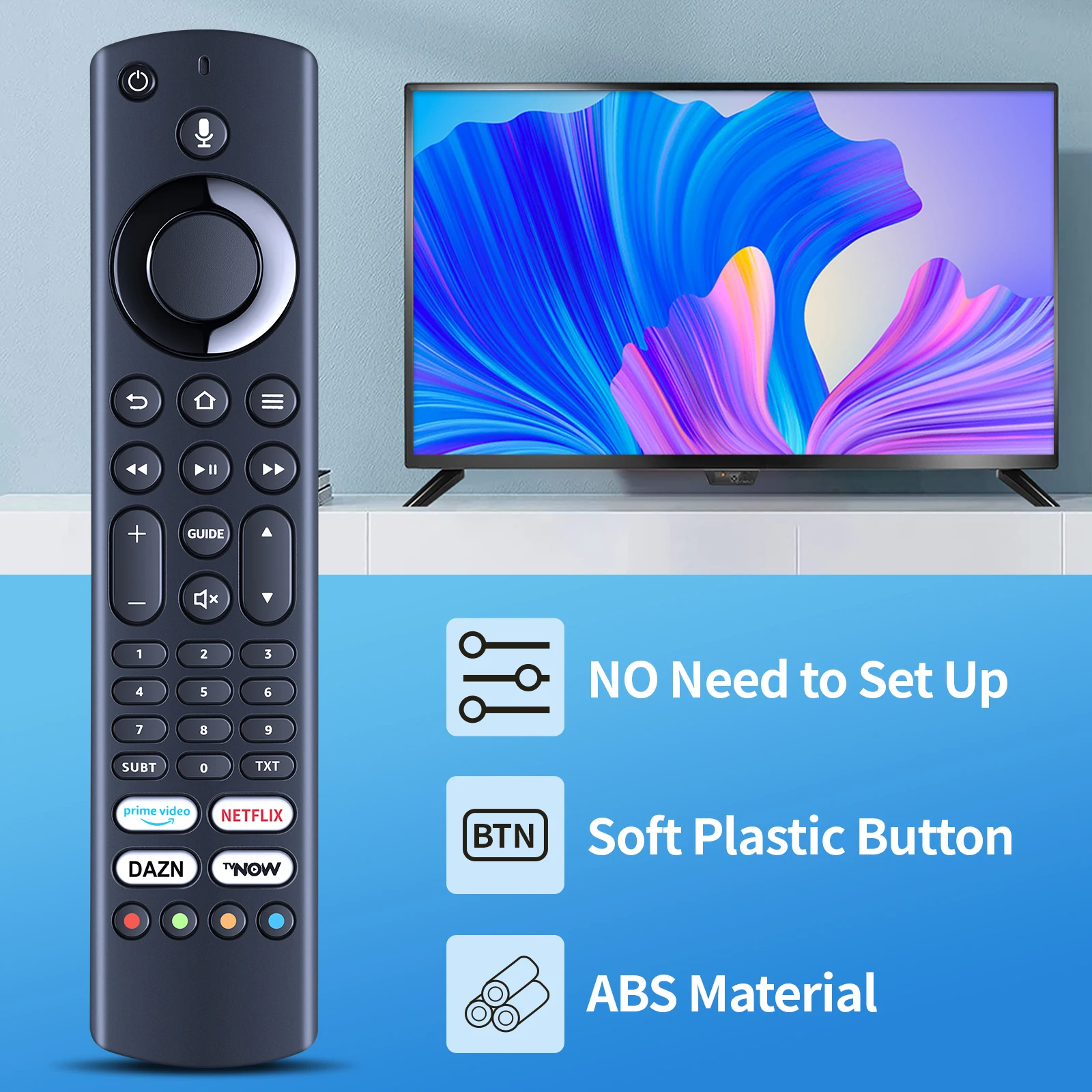 New Remote Control ALD187R-1 for Grundig Amazon Fire TV 43554965GUB7062 435565VOE71