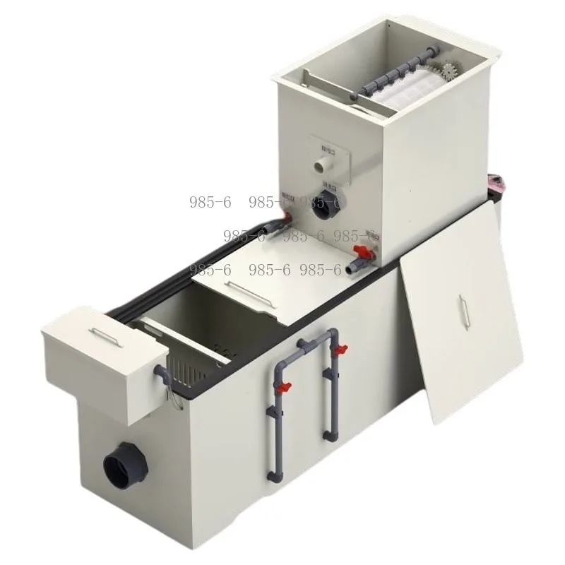 Rotary Drum Micro Filter with Auto Backwash, Aquaculture & Fish Pond Water Circulation Purification System