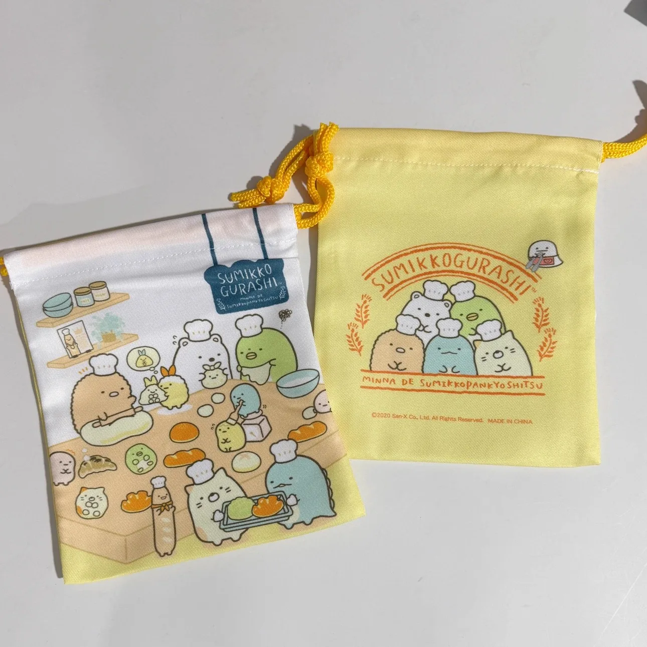 New Cute Sumikkogurashi Kids Woman Drawstring Bags Pouch Pocket For Children