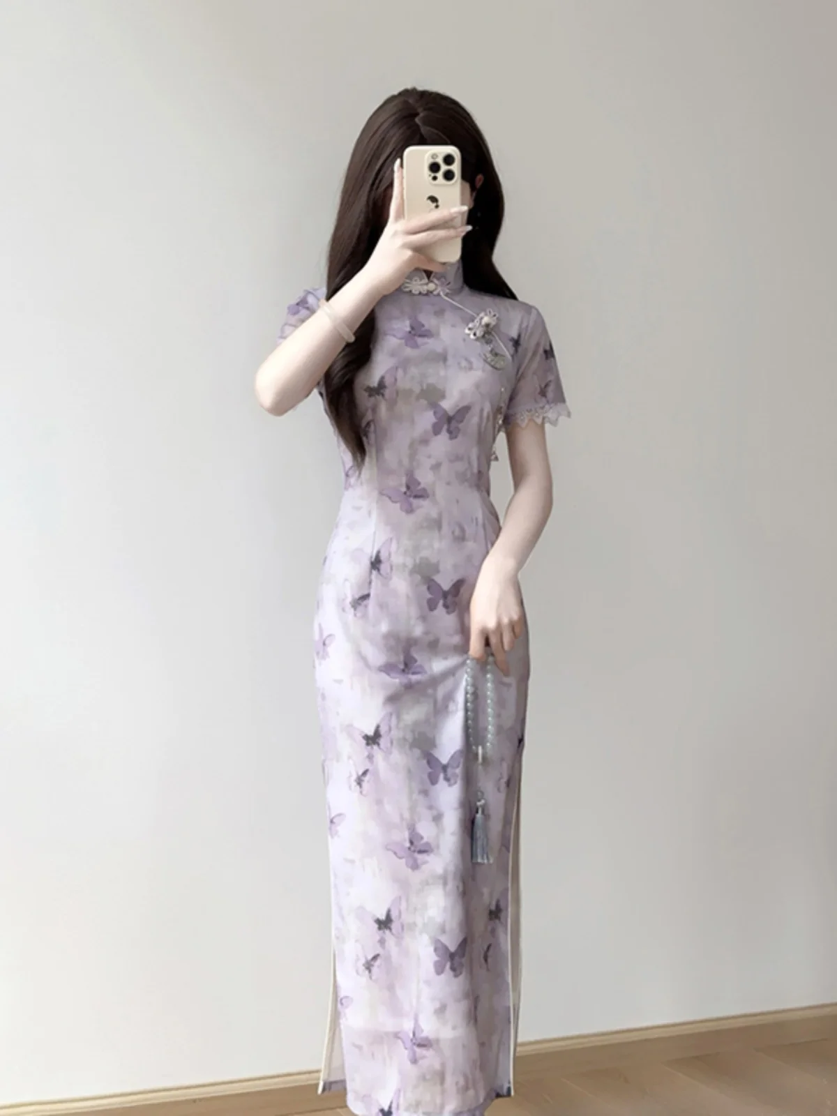 

Ting Yue Ling New 2026 Spring Summer plus Size Dr Traditional Chinese Sle for Plump Girls Casual Wear Zipper C...