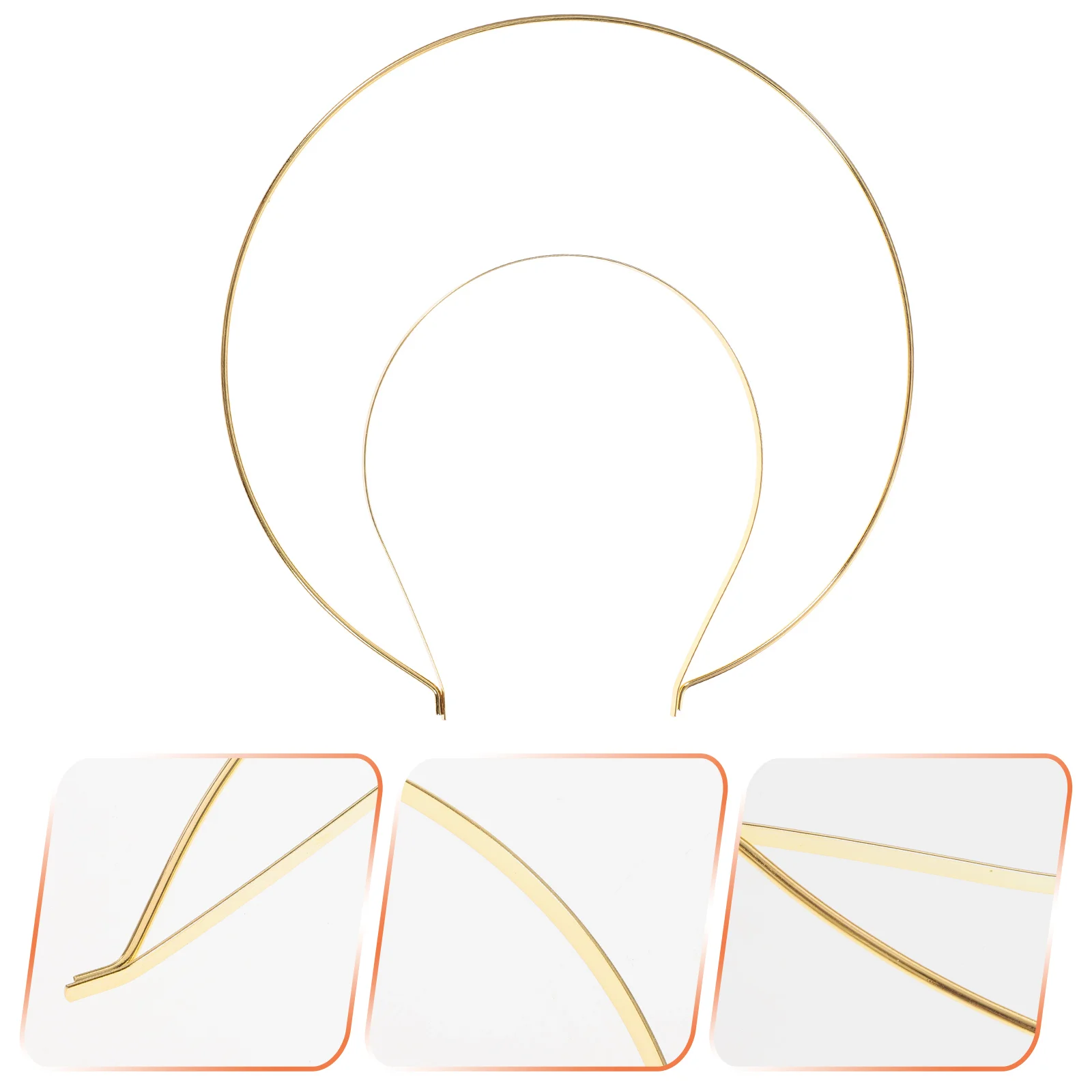 

Our Lady's Headband Lightweight Decorative Decorate Party Chic Hair Hoop Common Metal
