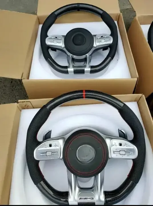 High Quality Custom Led Carbon Fiber Steering Wheel for benz W463 W464 G63 G500 Steering Wheel Customization for Classic Auto