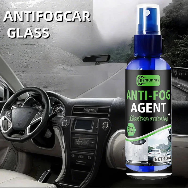 Car Glass Anti-Rain Spray Auto Water repellent Coating Agent Waterproof Rainproof Anti-fog Glass Cleaner Auto Windshield Clear
