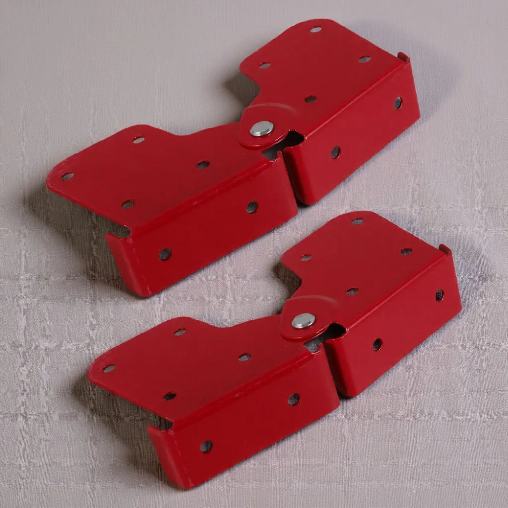 2Pcs Reinforced Attic Ladder Hinge Anti Slip Screws Thickened Folding Replacement Kit for Step Ladder Attic Pull Down Hardware