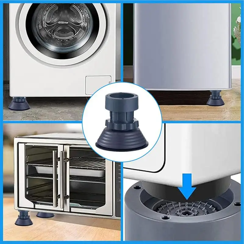 Anti-Vibrations-Pads Waschmaschine Pfannen trockner Geräusch dämpfung schützt Waschküche Boden Anti-Vibrations-Pads für Waschmaschine