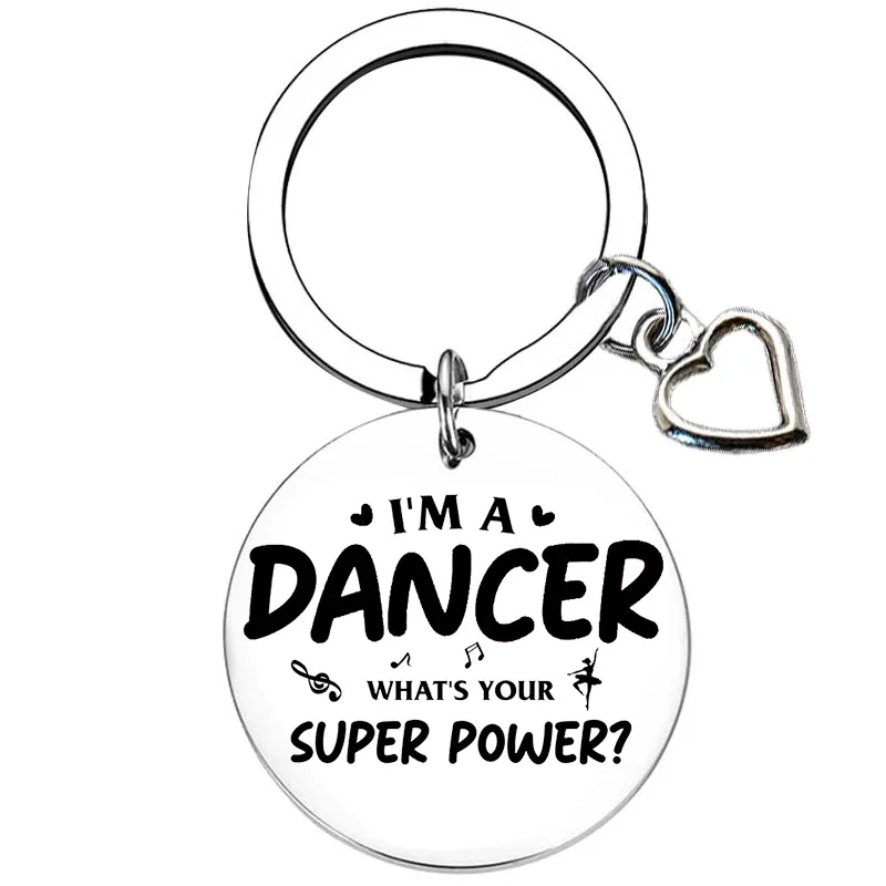 Dance Teacher Appreciation Keychain Thanksgiving Gifts Dance Team Key Rings Dance Lover Gifts