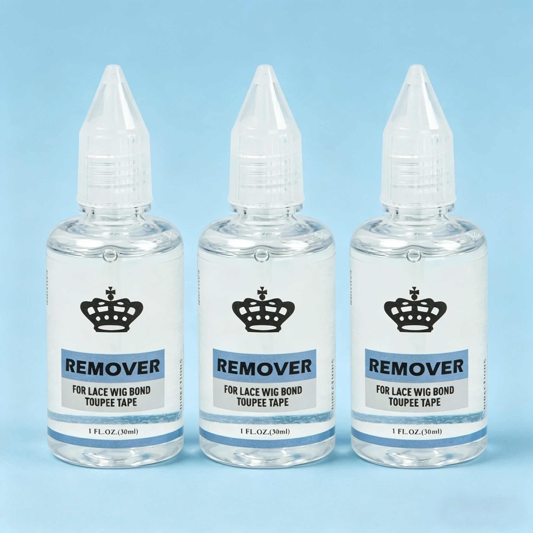 

30ml Lace Wig Glue Remover, Gentle Adhesive Remover for Lace Front Wig Toupee Tape, No Residue Wig Bond Remover