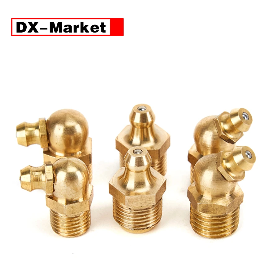 M5~M16 Brass Grease Nipples 45 Degree ,M002