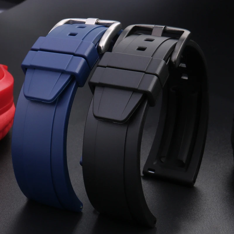 

Ремешок резиновый с изогнутым концом для часов Omega 300 /Seiko /TAG Heuer F1, силиконовый браслет, аксессуары для часов, 20 мм 22 мм 24 мм