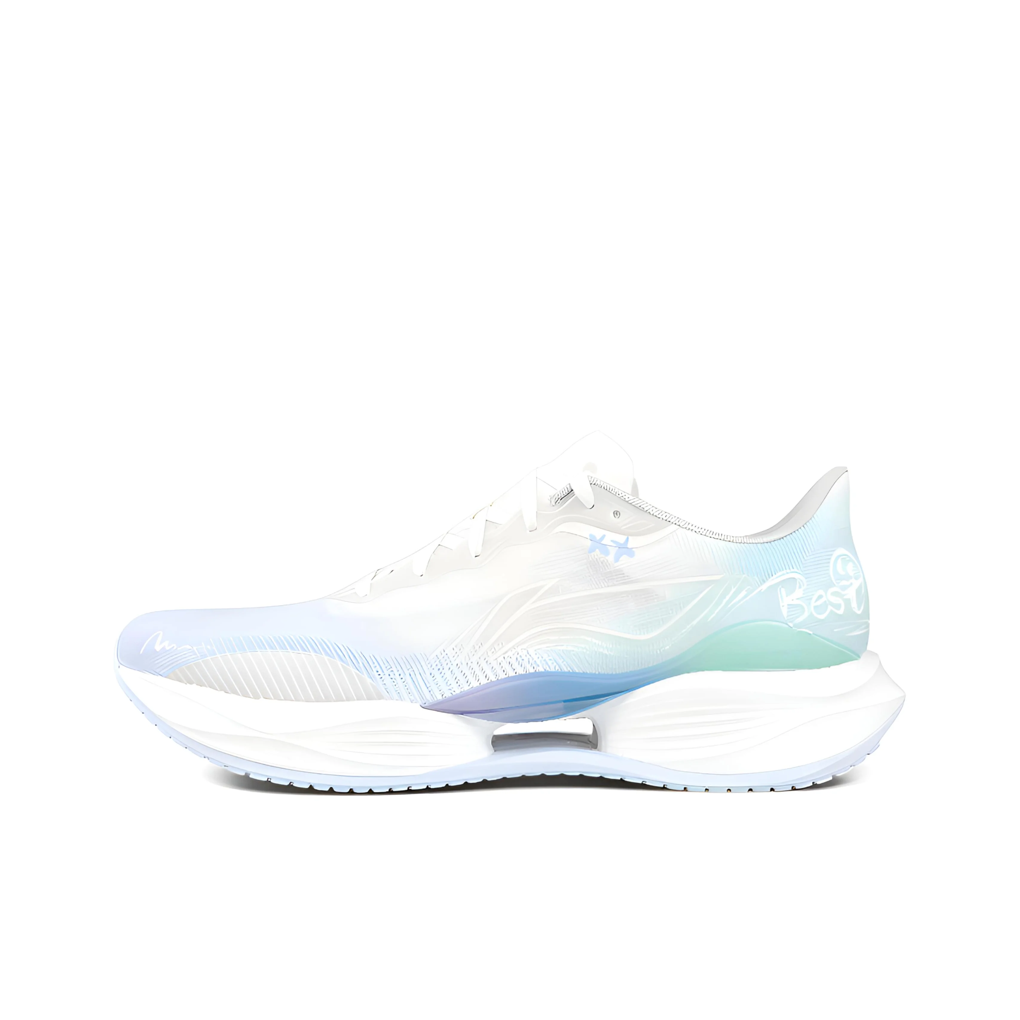 Li Ning Ultra Light 22 Mesh Cushioning Abrasion Resistant Low top Casual Running Shoes Men's ARBV001-25(Team1957-)
