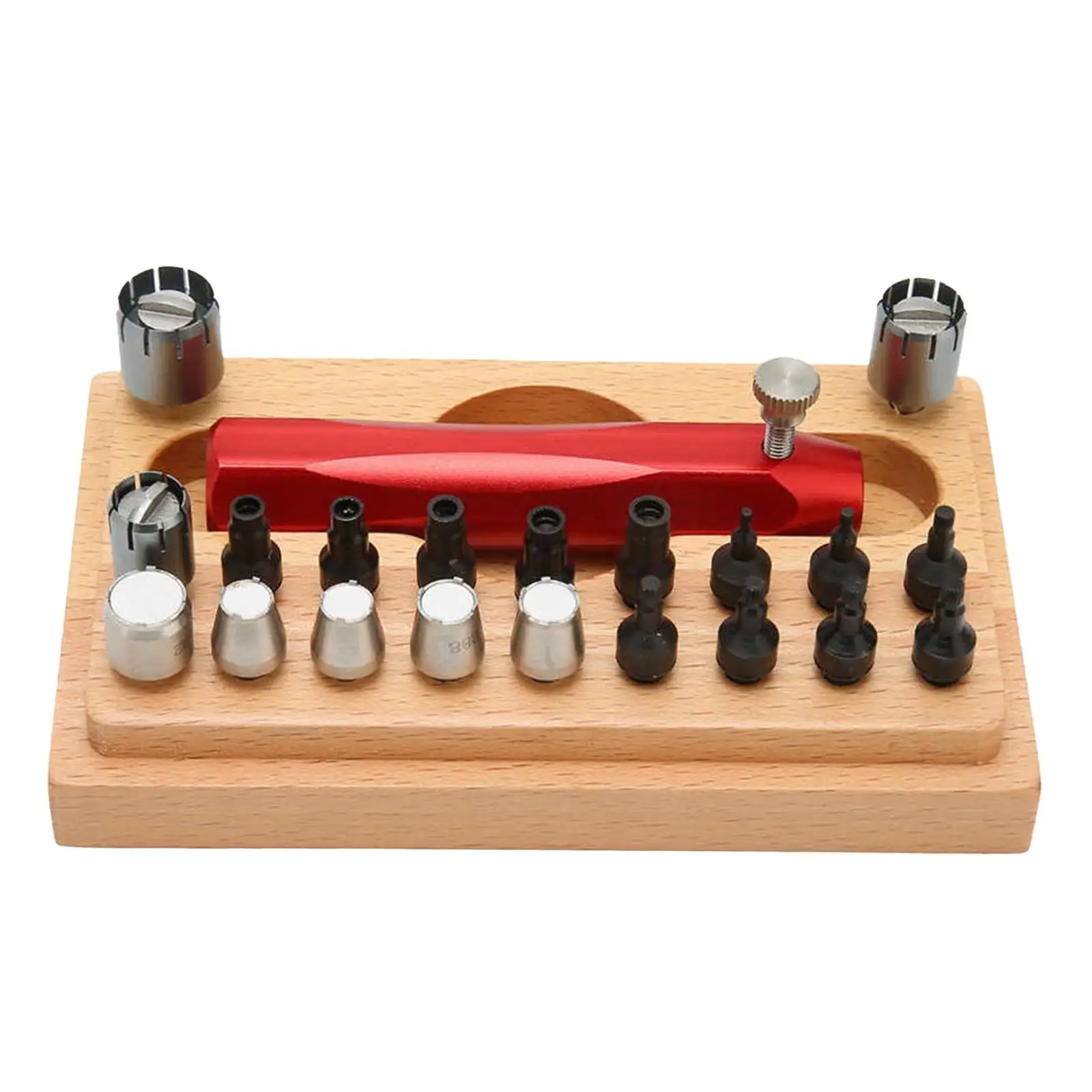 

Watch Crown Tube Remover Tool Watch Repair Tool Multifunctional Screw in Push Rods Opener Watch Tube Screwing for Collectors