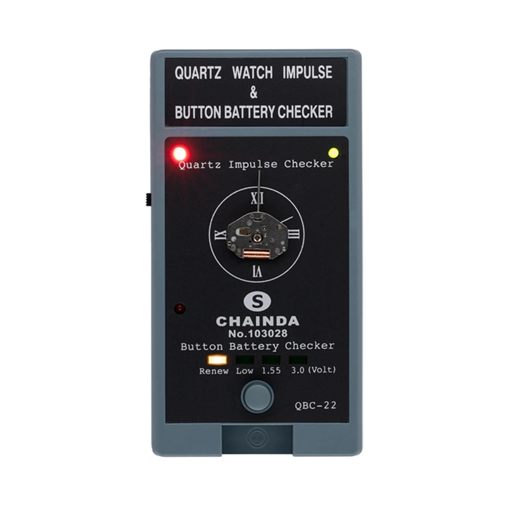 JHD クォーツムーブメント時計テスター Forbutton バッテリーテスタークォーツ時計ムーブメントインパルス検出器時計屋修理供給ツール