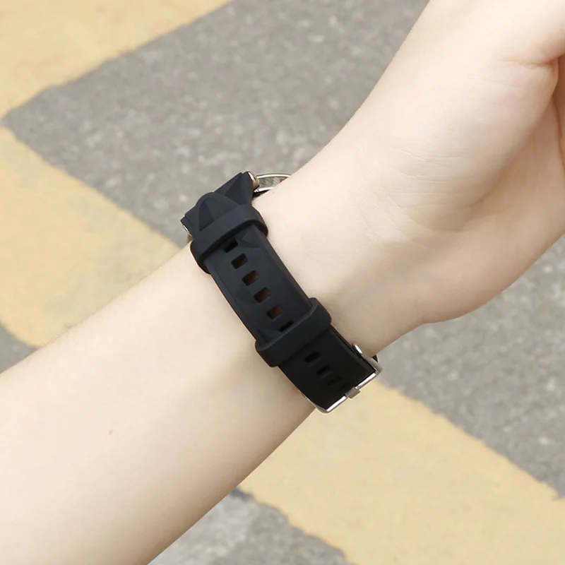Bracelet en Silicone 18mm/22mm pour montre huawei GT 6 5 41mm 46mm bracelet de Sport ceinture bracelet de montre HUAWEI GT6/GT5 Pro/4/3 Pro 46mm bande