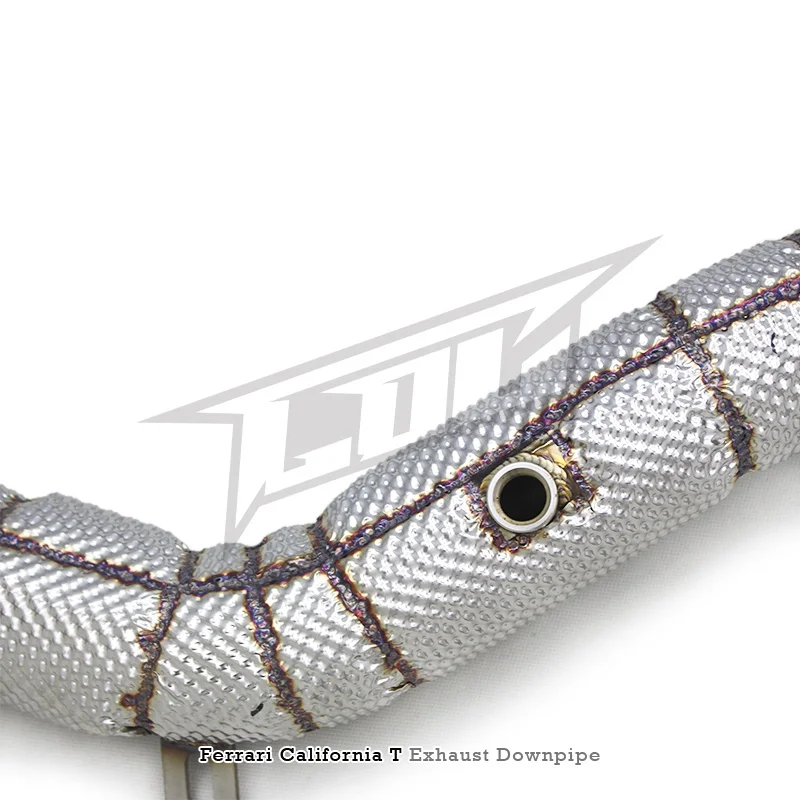 Head Section High flow Pipes Exhaust Pipes branch downpipe Exhaust Pipe with catalyst  For Ferrari California T 3.9T 