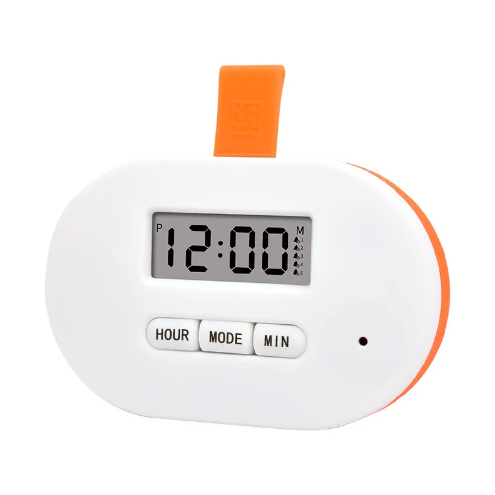 Kotak Pil Pintar Pengingat Alarm Waktu Nyaman 7 Hari Kotak Penyimpanan Dispenser Organizer Pil Bantuan Mengambil Obat Lansia