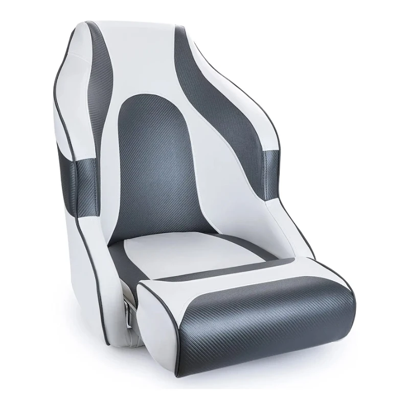 

High Back Luxury Reclining Pontoon Captains Chair Bucket Boat Seat Yacht Seat