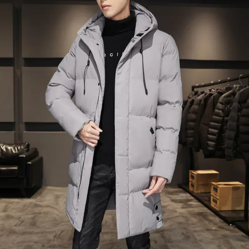 Cotton-padded Clothes Men's Customized Cross-border Explosion Winter Trend Loose Hooded  Jackets Warm Thickened Down Large Size.