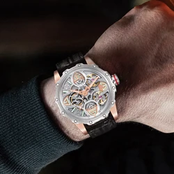 HANBORO-Relógio de pulso automático masculino, movimento Seiko, relógios Nh38, turbina, 2022