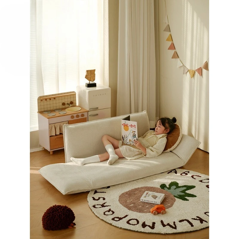 

Cream wind children's folding sofa small apartment removable floor