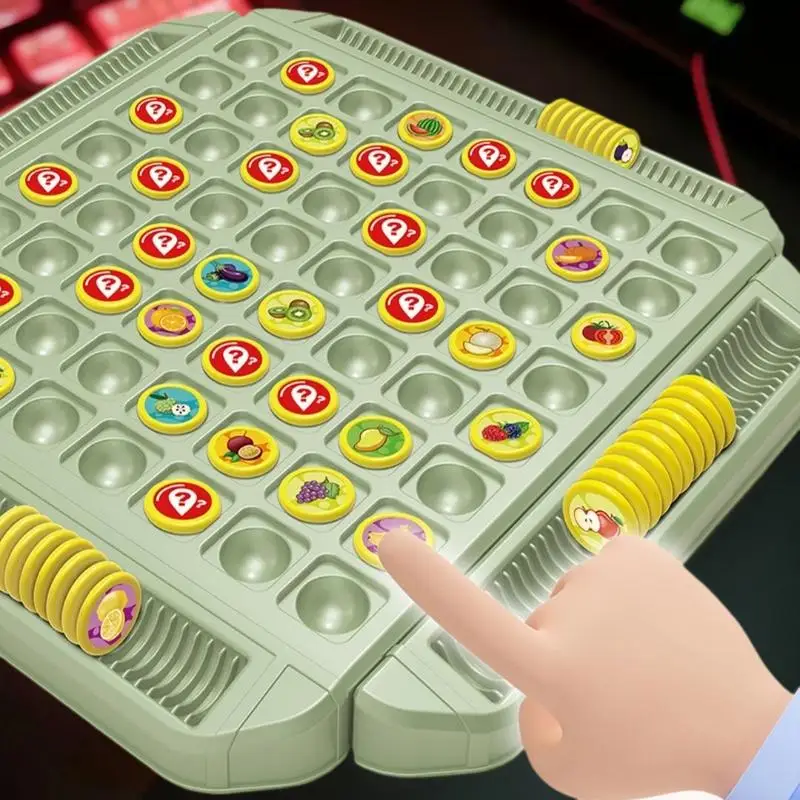 인지 체스 게임과 과일 뒤집기 장난감 세트로 논리적 기술 향상