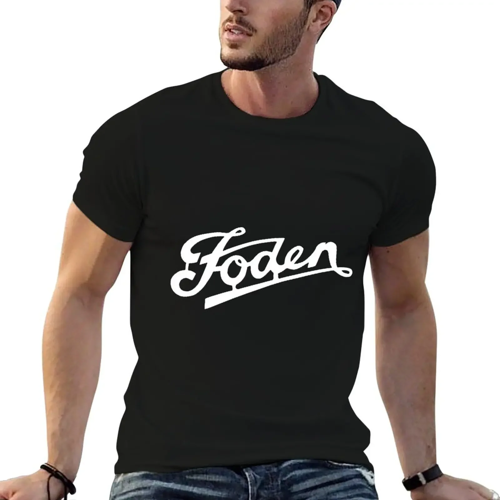 

Vintage Foden Truck logo in white T-Shirt summer top customizeds plus size clothes blacks heavy weight t shirts for men