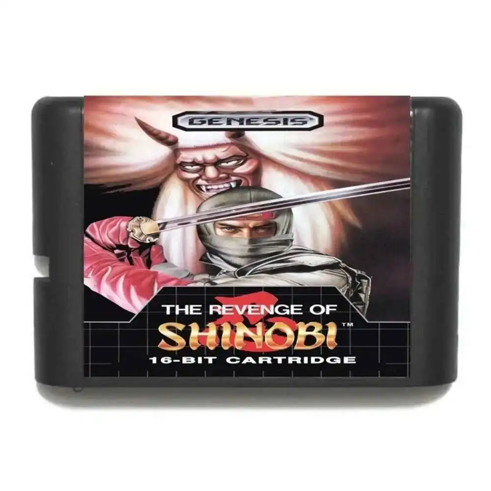 Novo Lançamento: Cartão de Jogo Revenge of Shinobi 16 bits MD para Sega Mega Drive e Genesis