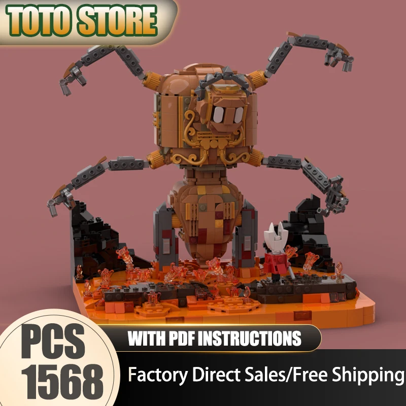 Creative Series Moc Building Block Modular Fourth Chorus Boss Fight Model Technology Brick Assembly Toy For Holiday Gifts